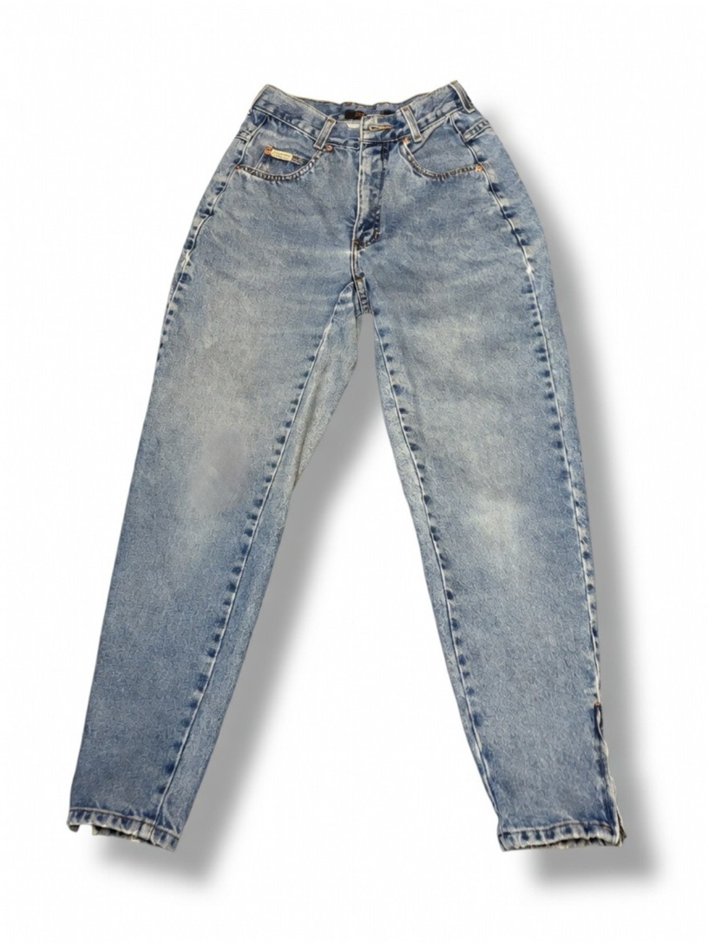 Vintage Bluenotes Women’s  Straight Fit Jeans in Light Blue; Size 28